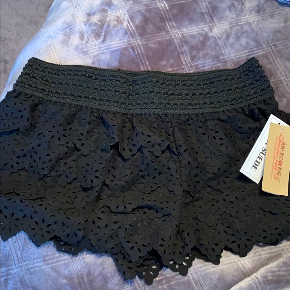 Faux Suede Shorts